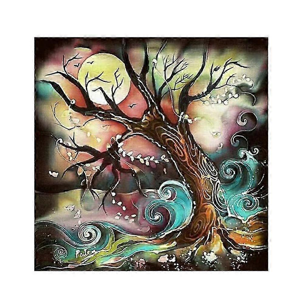 5d DIY Tree Design Full Drill Handmade Rhinestone Painting Embroidery Creative