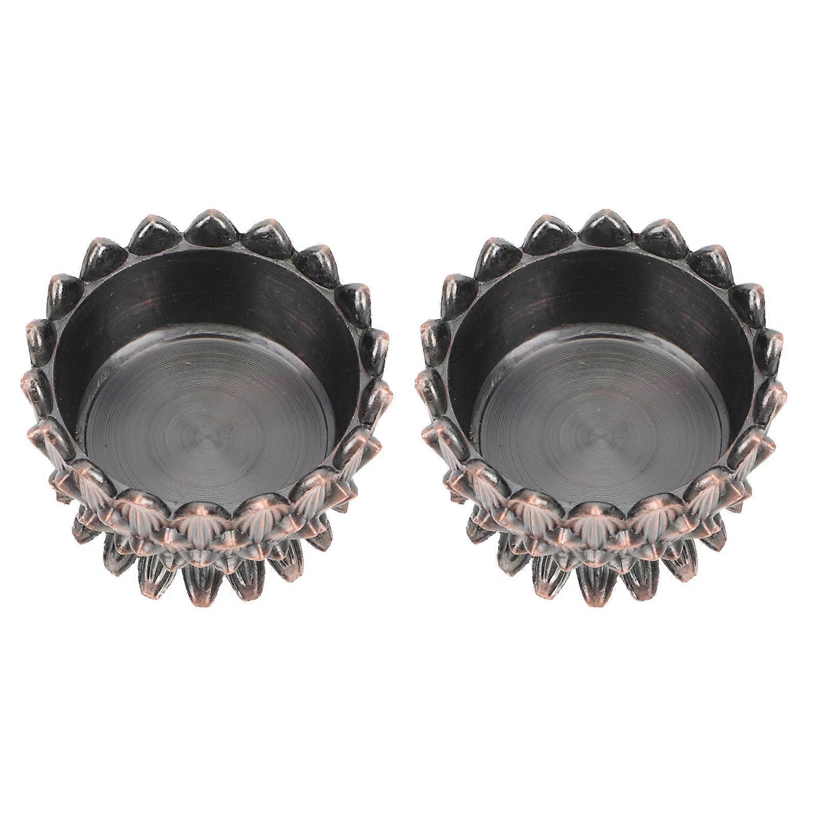 Religious Candleholder Alloy Craft for Decor