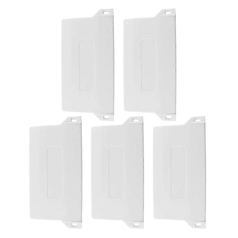 Vertical Blind Weights and Chains for Replacement 5Pcs White Pom Plates
