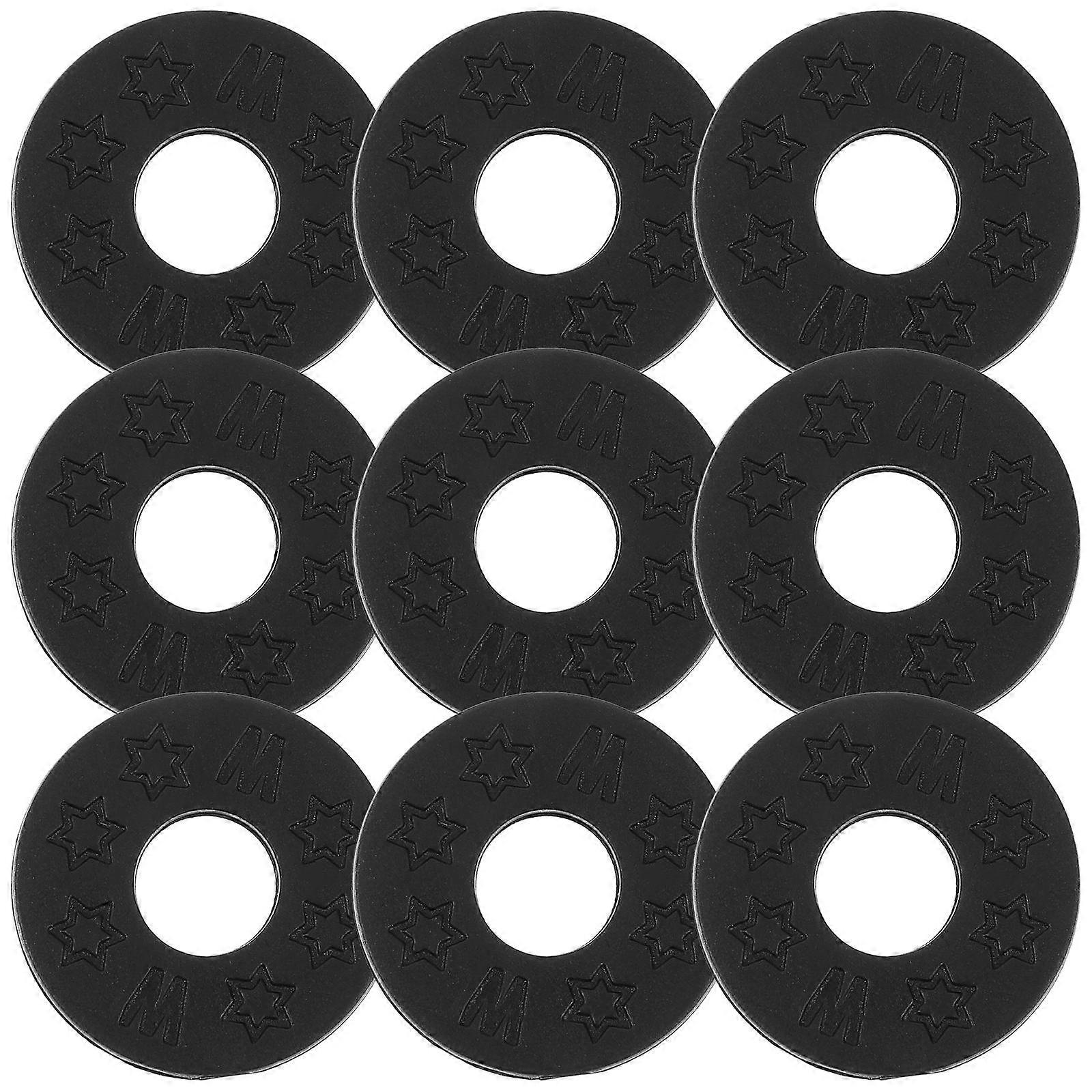 Silikonpackning för gitarrrem, halkfri 10 st