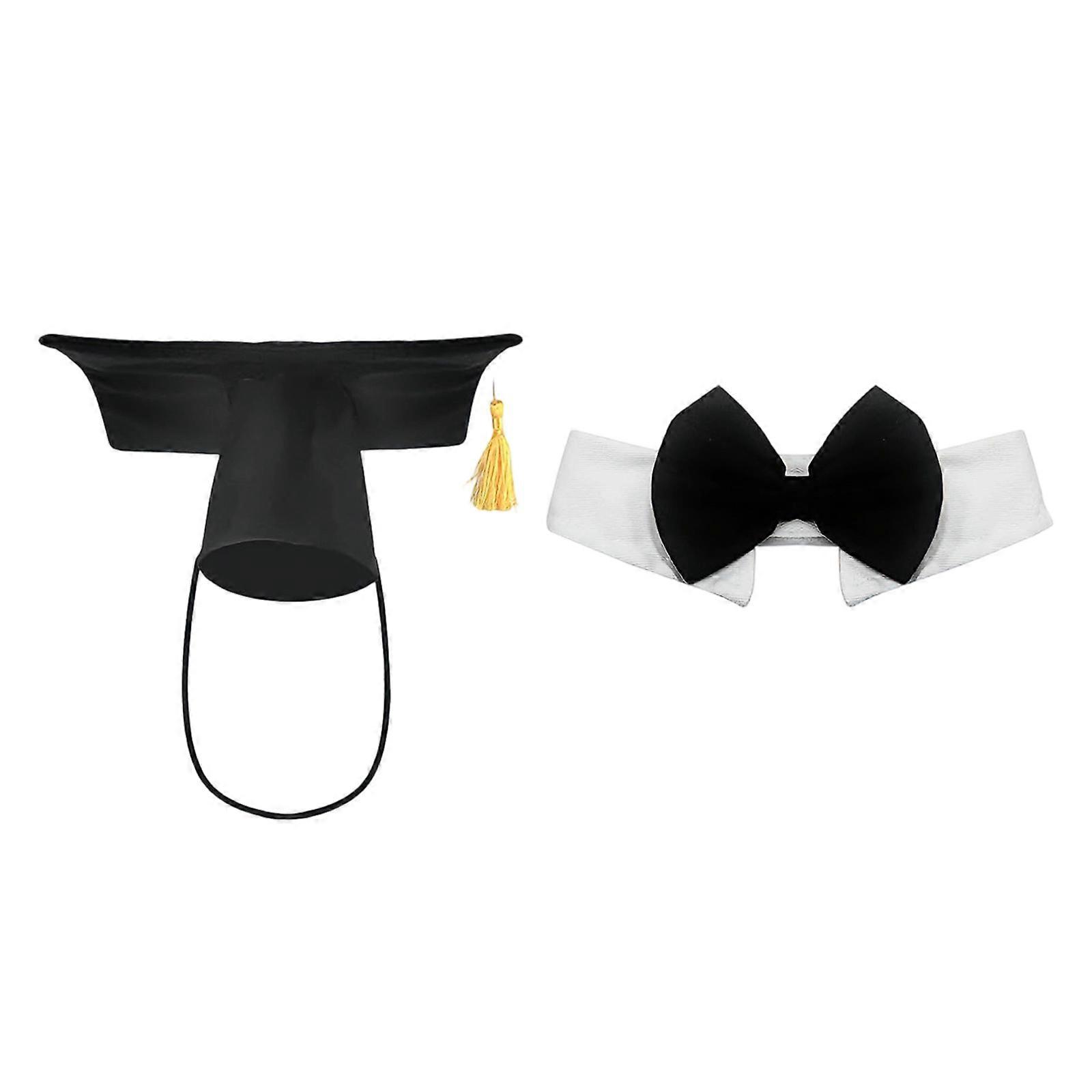 Quick Install Graduation Cap and Bowtie Decors Set for Parties Simple Setups No Tools Needed Effortlessly Assembly Multicolor