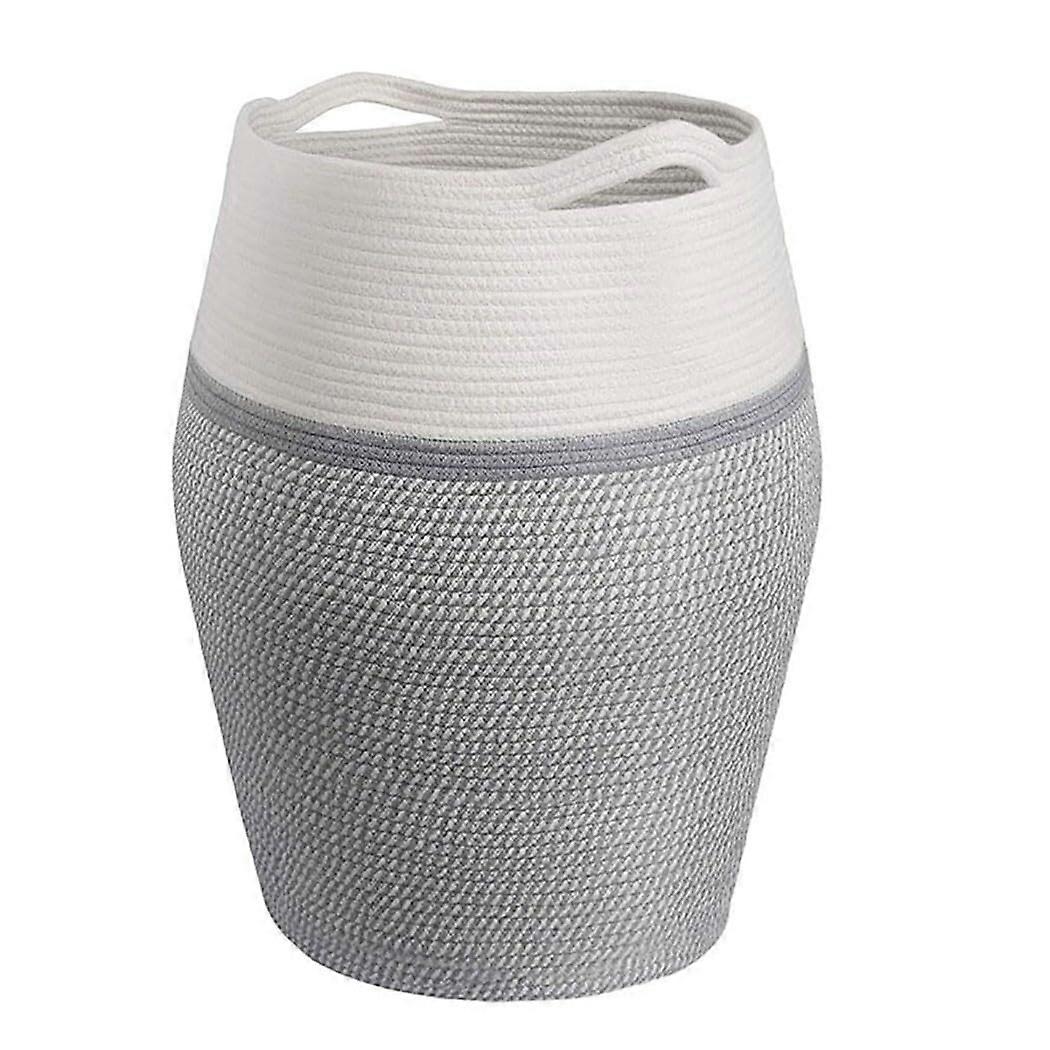 Foldable Laundry Basket with Handles Large Woven Storage Basket for Clothes Organization