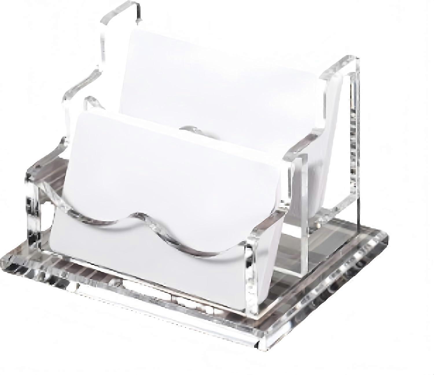 Transparent Business Card Display Stand