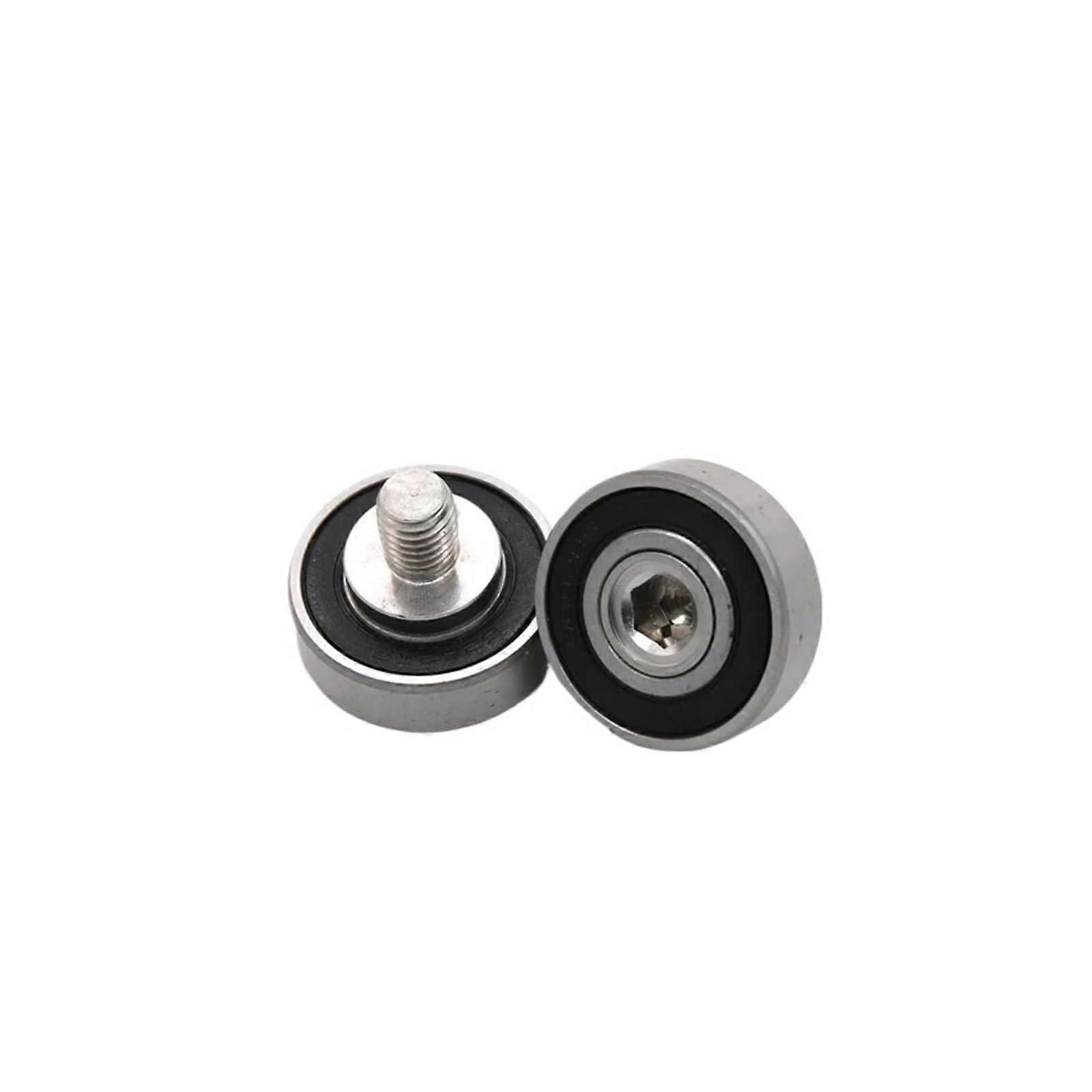 External Thread Bearing 15mm JS62023511C3L12M10 Threaded Guide Wheel Smooth Rotation Durable