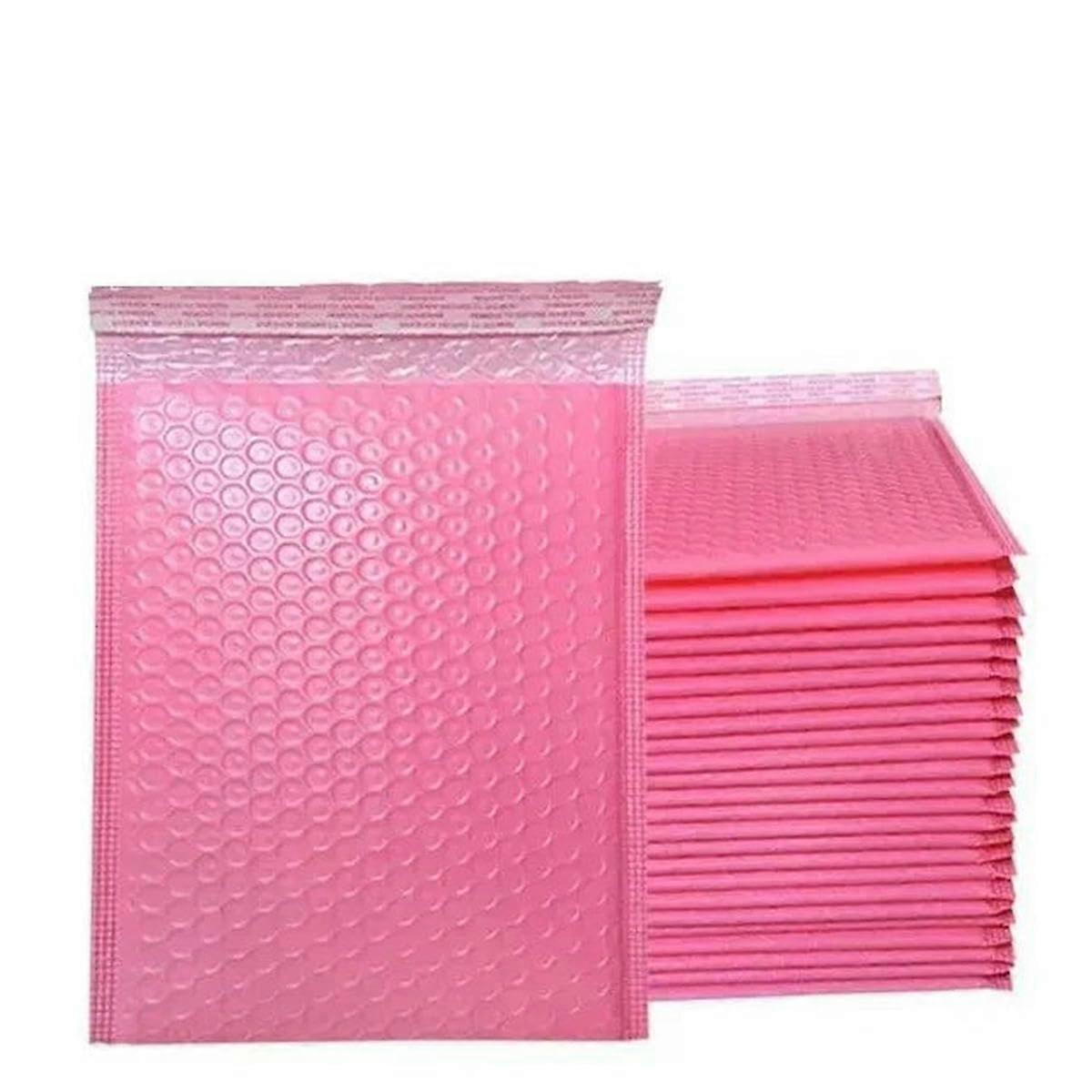 50 Pcs Pink Poly Mailers 13x15cm Durable  Envelopes for Small Business Packaging