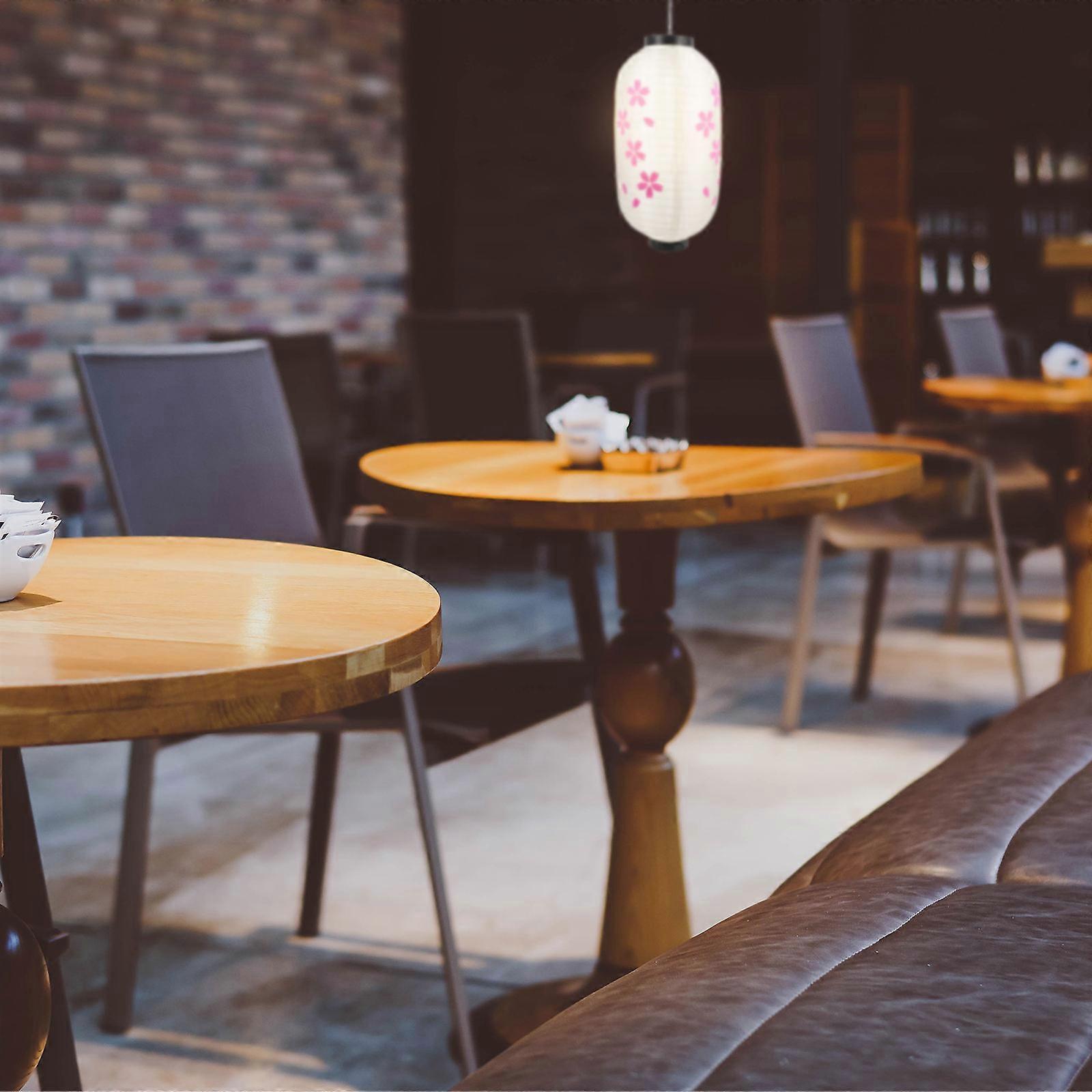 Japanese Lantern Silk Lantern for Decoration Cherry Blossoms Hanging