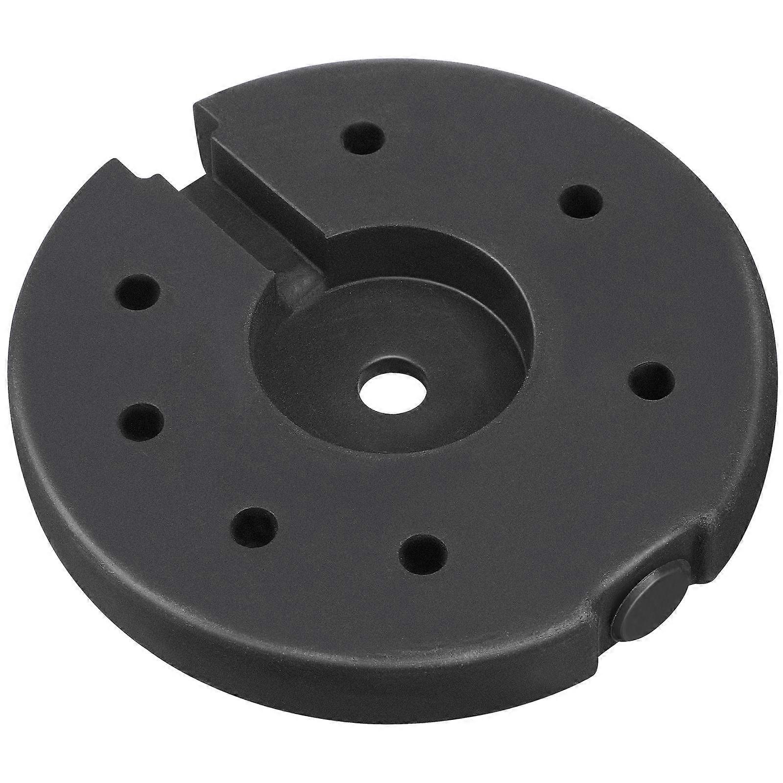 Black Table Lamp Base Accessory for DIY with Sturdy Plastic Weight Block