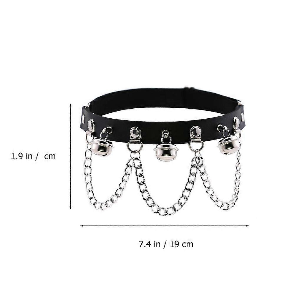 Black Chain Leg Ring for Decoration 1Pcs Gothic Punk Style Leg Loop
