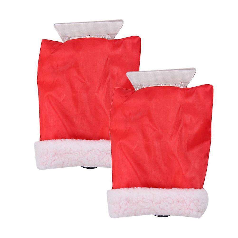Glove Type Snow Removal for Car Use 2Pcs Cleaning