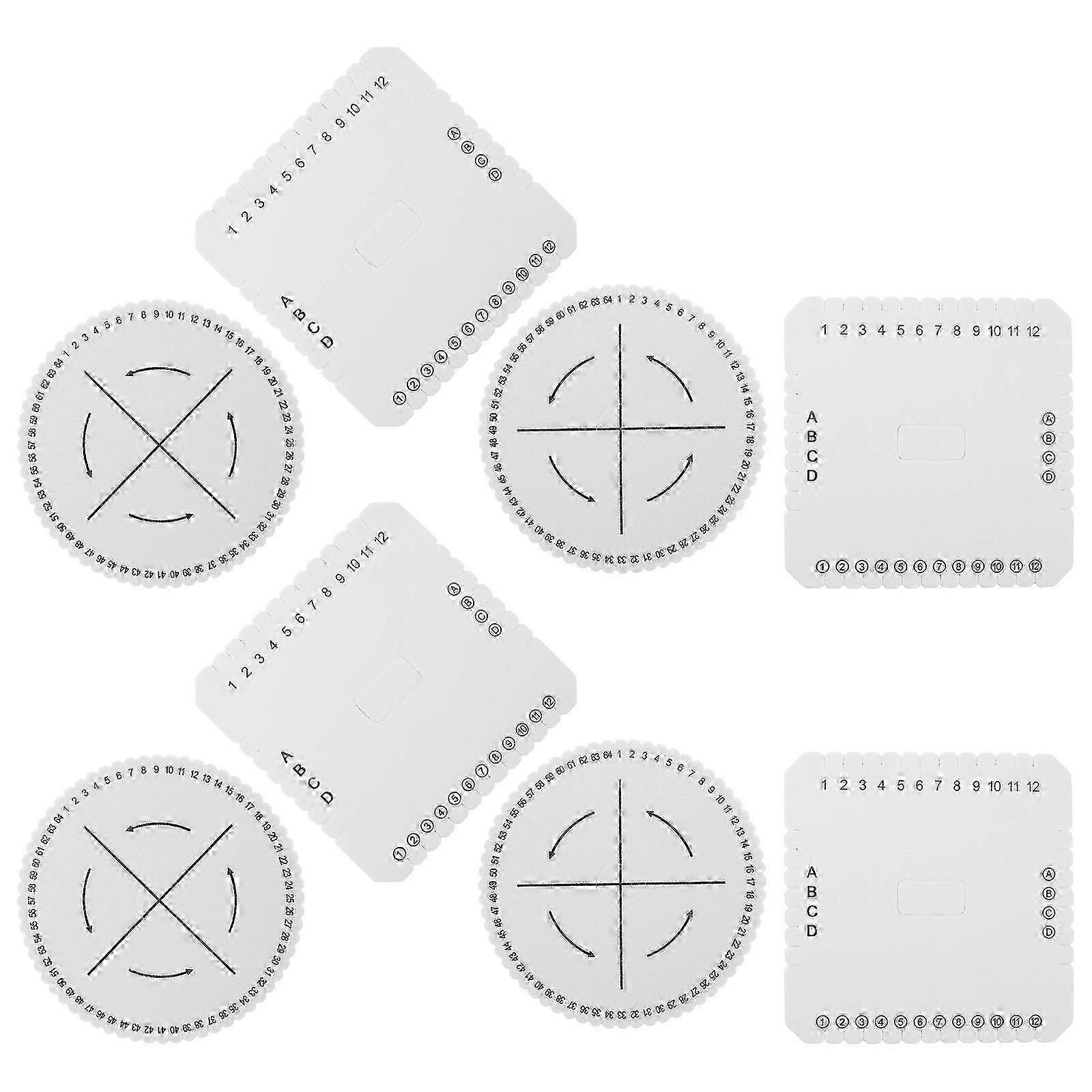 Kumihimo Braiding Disk Set for DIY Bracelet Creation Includes 8Pcs Foam Tools