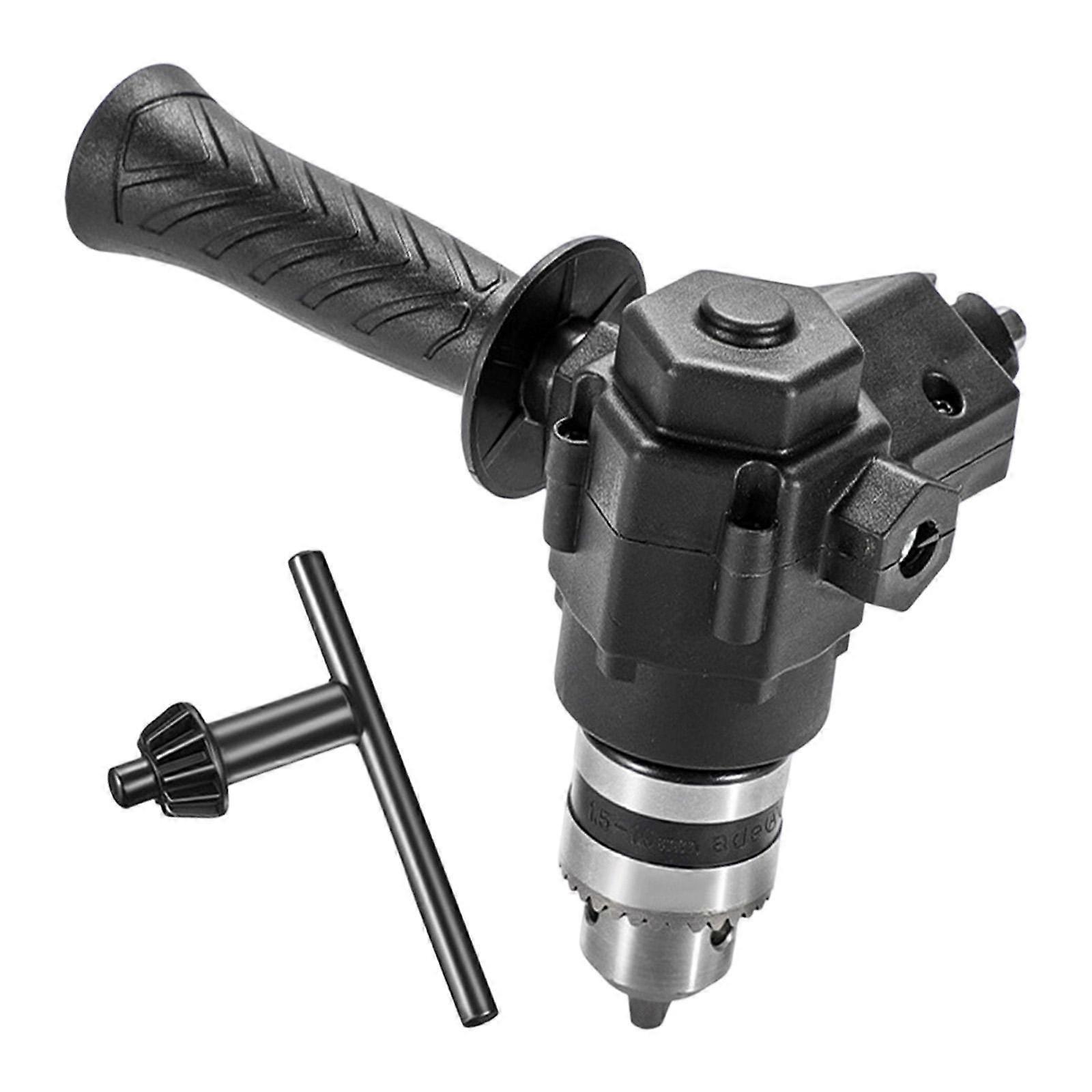 Right Angle Drill Attachment Maintenance Tool with Handle 90 Degree Rotation