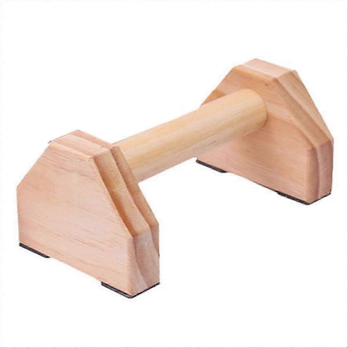 Pine Solid Wood Push-Up Non-Slip Handle Stand 30cm
