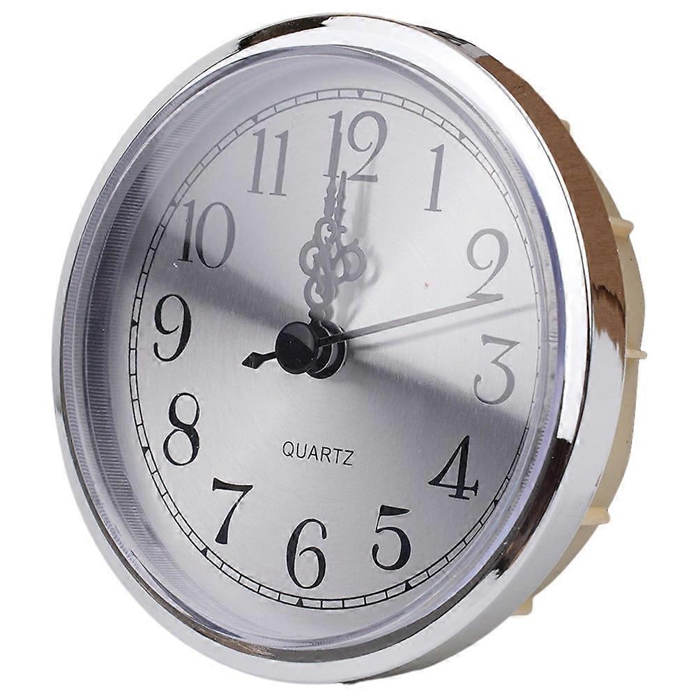 DIY 90MM Quartz Clock Inserts Arabic Numbers Movement Insert Replacement Gold