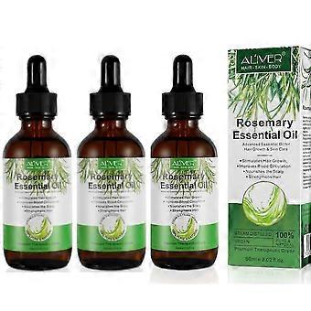 1-3pcs Organic Rosemary Essential Oil For Hair Growth ,100% Natural Nourishes Hair