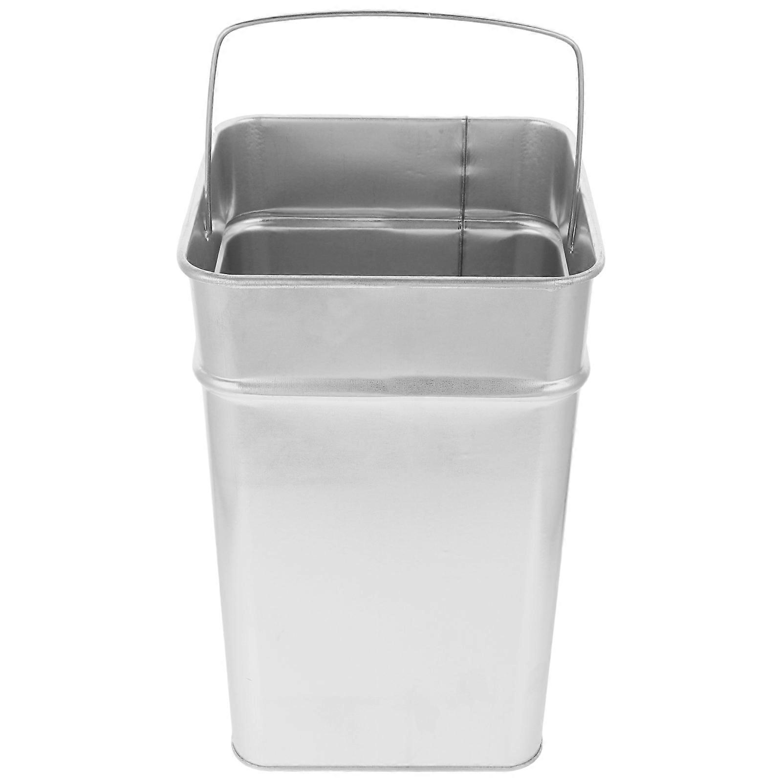 Utendørs søppelbøtte Søppelbeholder Multipurpose Metal Søppelbøtte Container