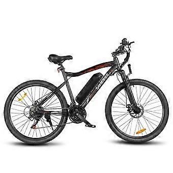 Samebike SY26-II black Electric Bike  150kg Load 80-90km Assist Range Adult eBike