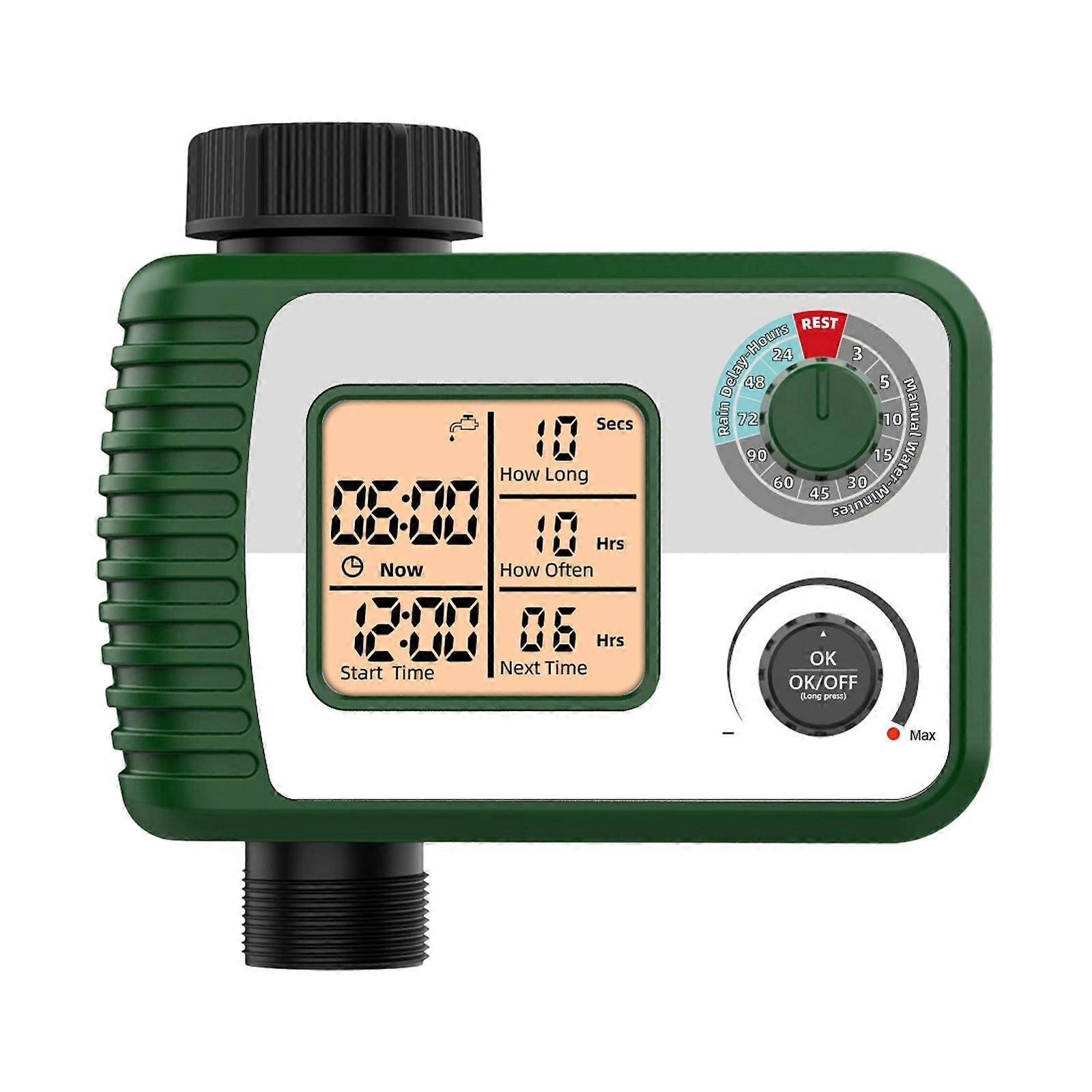 Water Timer Digital Programmable Garden Lawn Tap Computer Hose Faucet Sprinkler Timer Irrigation System Controller Multicolor