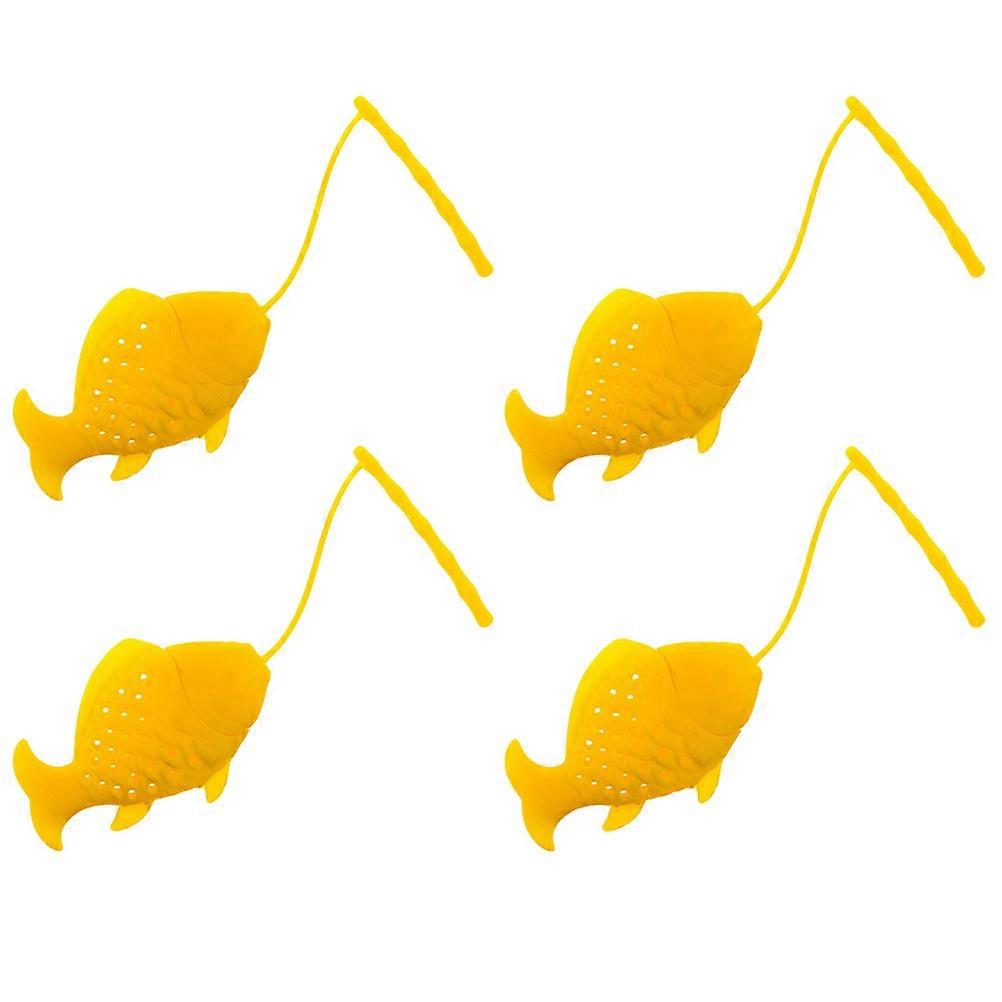 Creative Silicone Tea Infuser Filter for Brewing 4Pcs Strainers