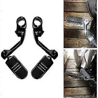 Highway Pegs Lange vinklede Montering Fodpløkker Passer til Harley Electra Road King Street Glide 1 14" 32mm Motorbeskyttelsesstænger