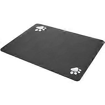 Mat For Pet Bowls Dog Water Bowl Mat Quick Dry Elegant Design Non-Slip 1 Set