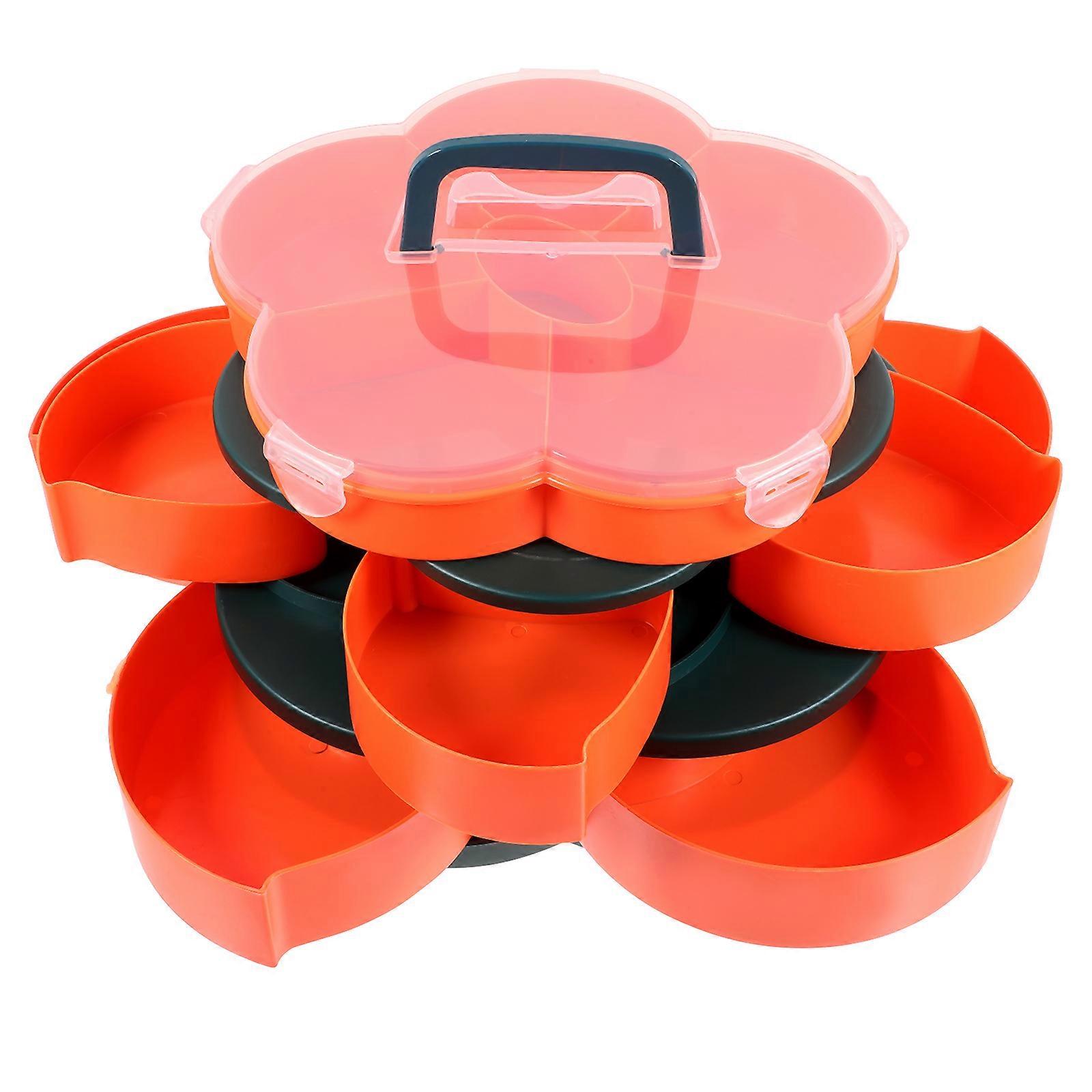 Candy Case Three-Layer Snack Serving Tray for Storage Use with 1Pcs