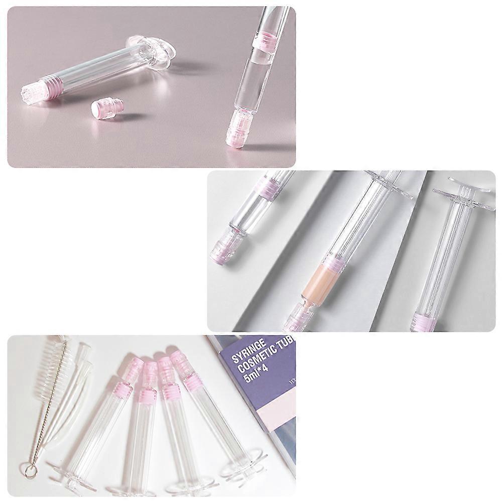 Makeup Foundation Bottle Lightweight Transparent Bottle for Storage Use 1Set
