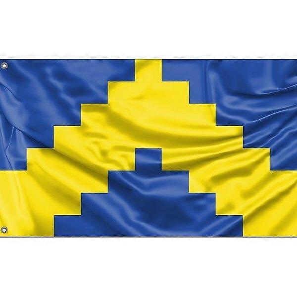 Sillamae Estonia Flag A1734