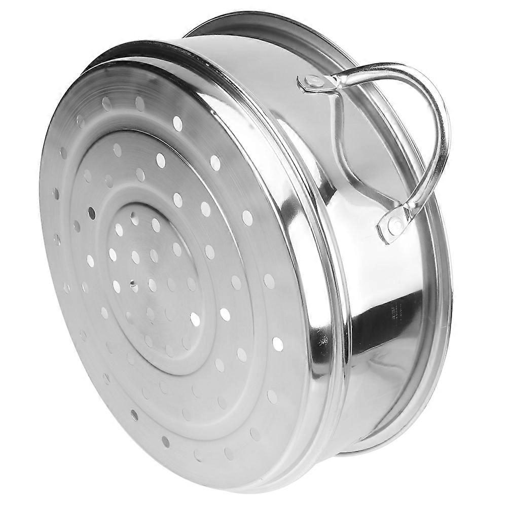 Silver Stainless Steel Food Steamer Multi-Function Steaming Tool