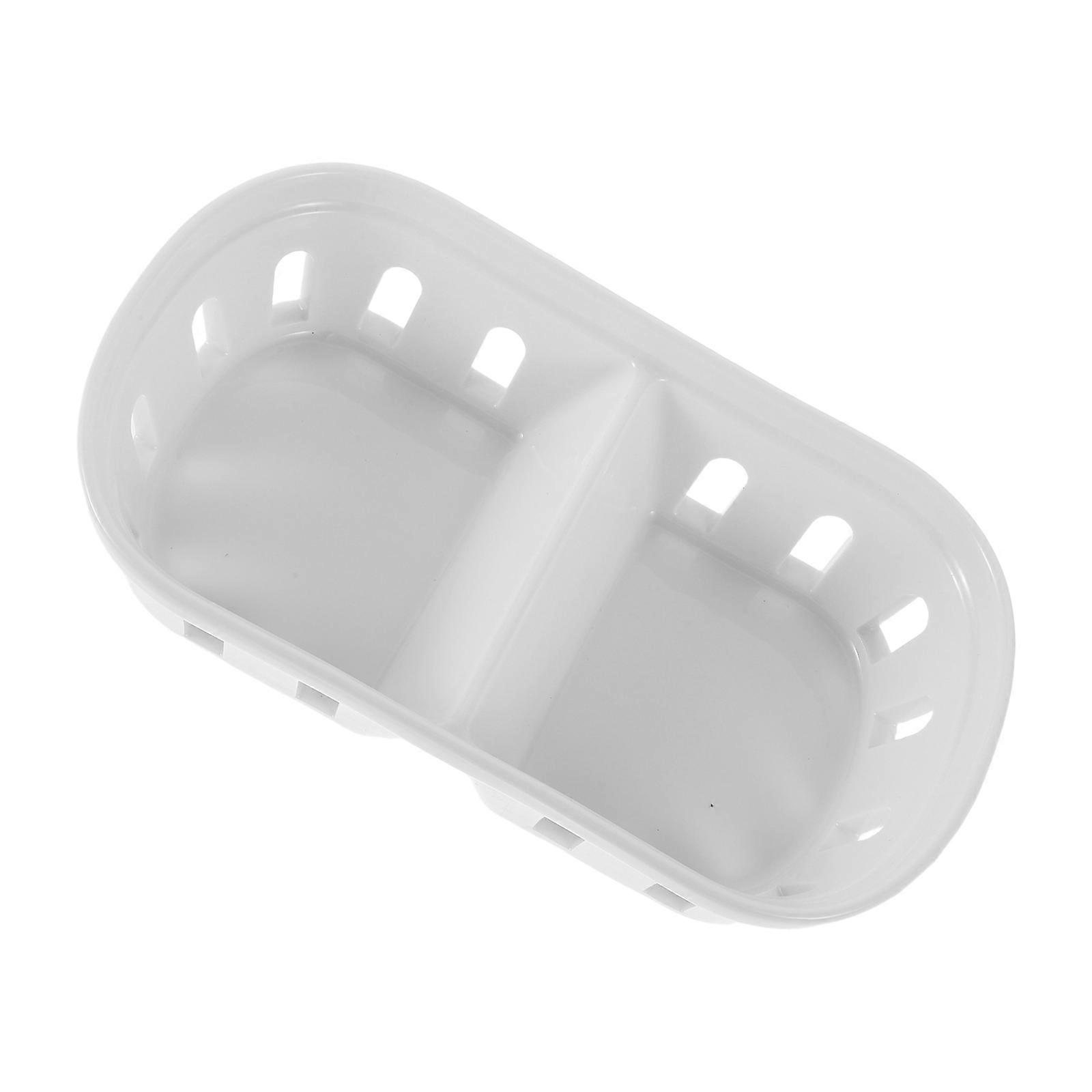 Ceramic Fruit Basket for Kitchen with Draining Function and Snack Tray