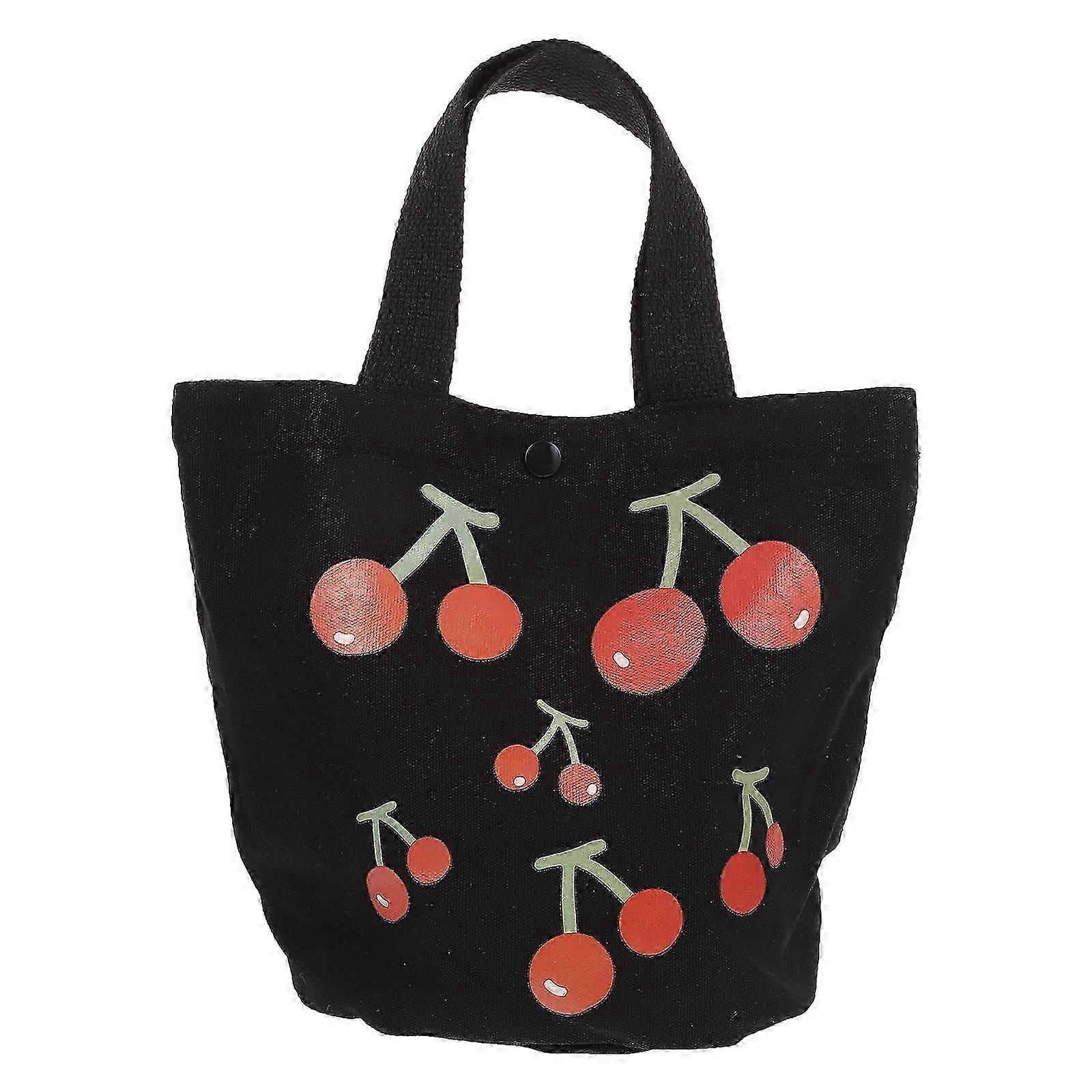 Portable Large Capacity Canvas Bag Multi-purpose Prevent Items from Falling Simple Design 1Pcs