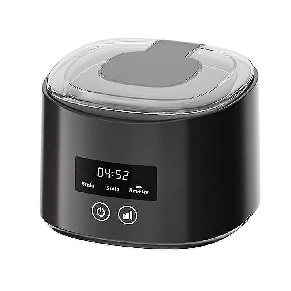 Automatic, portable vibrating cleaning machine compatible with braces and dentures (50 kHz)