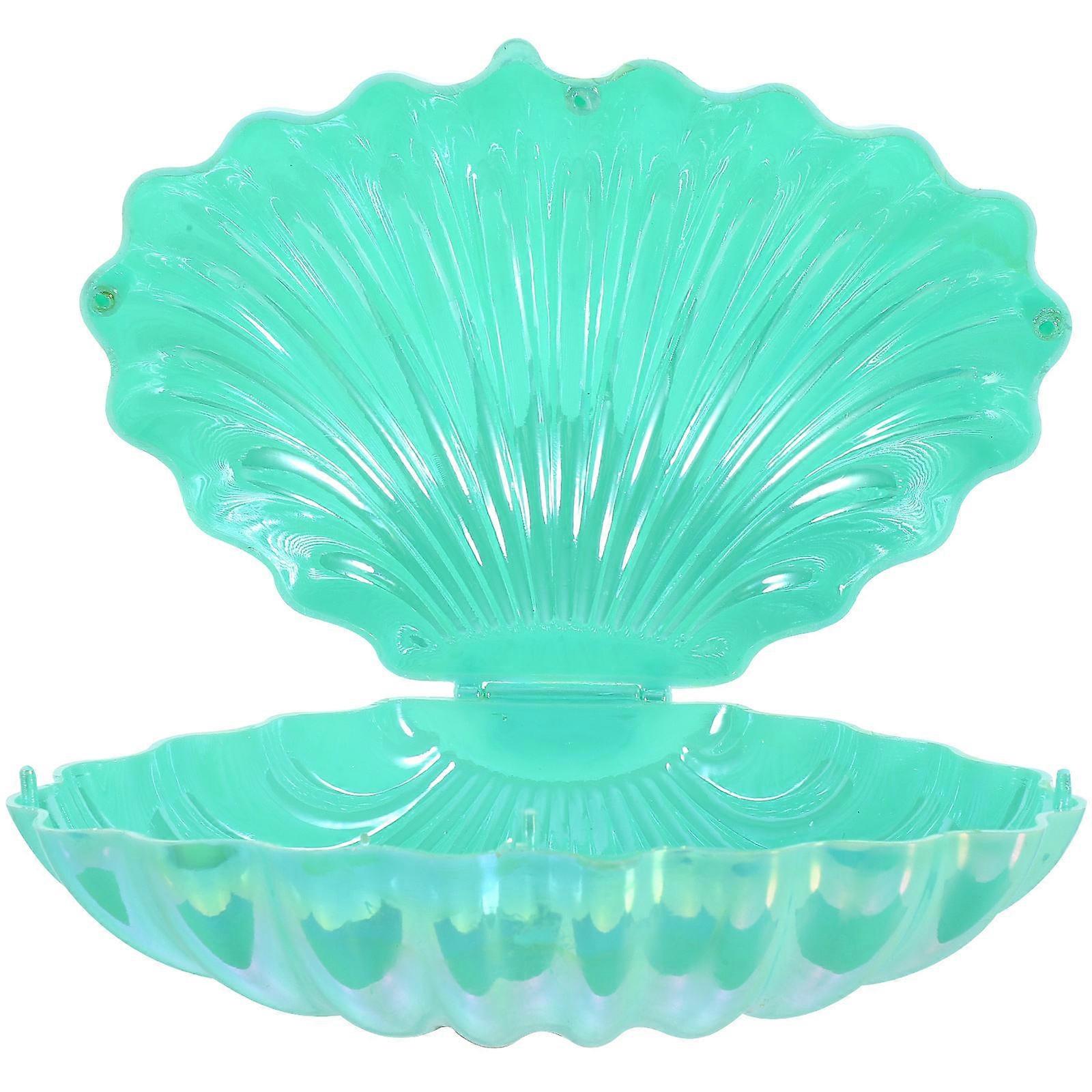Seashell Candy Box Shell Storage Container for Storage Use Green PP