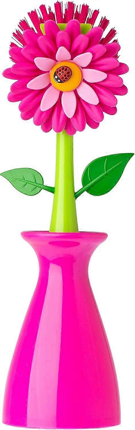 Dish Brush With Vase