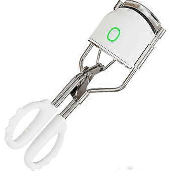 Heated Eyelash Curler 1 Pack, Fast Heat Electric Eyelash Curler, USB Rechargeable, 2 Level Heating Control, Silicone Pad, Long-Lasting Curls, Arc Desi