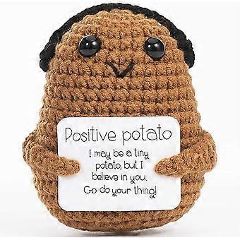 Baby doll, creative knitted potato wool doll, mini stuffed animal, the best gift for family, friends, girlfriend or patient, as a birthday gift or Chr