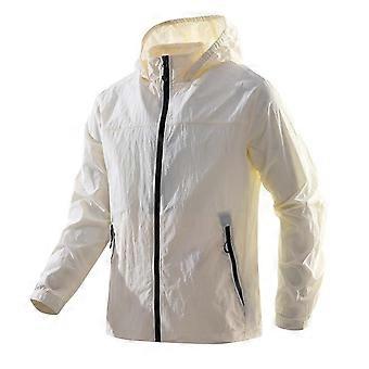 Herenjas met capuchon en zonbescherming, geschikt voor de zomer.
