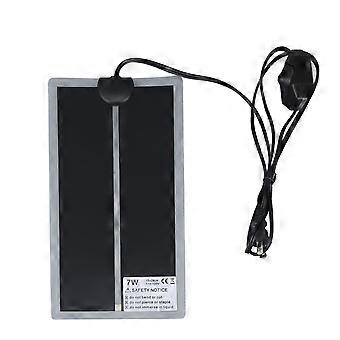 Reptile Terrarium Heat Pad Rapid Heating US Plug 110 to 120V Waterproof Adjustable Temperature Reliable for Home Living Room Office 7W