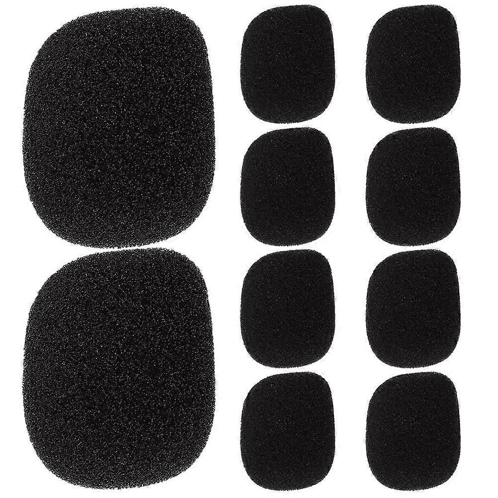 10pcs Mic Covers Mic Windscreen Mini Size Lapel Headset Mic Windscreen Microphone Windscreens