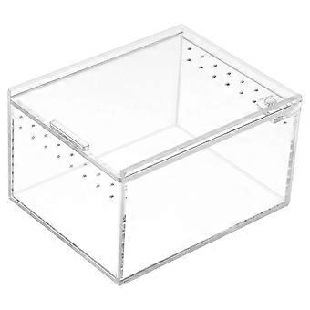 Acrylic Transparent Reptile Box for Feeding with Leak Protection