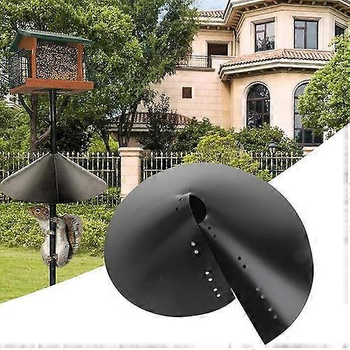 Esquilo Baffle plástico exterior poste Mount Anti-Esquilo Birdhouse Guard 18 polegadas