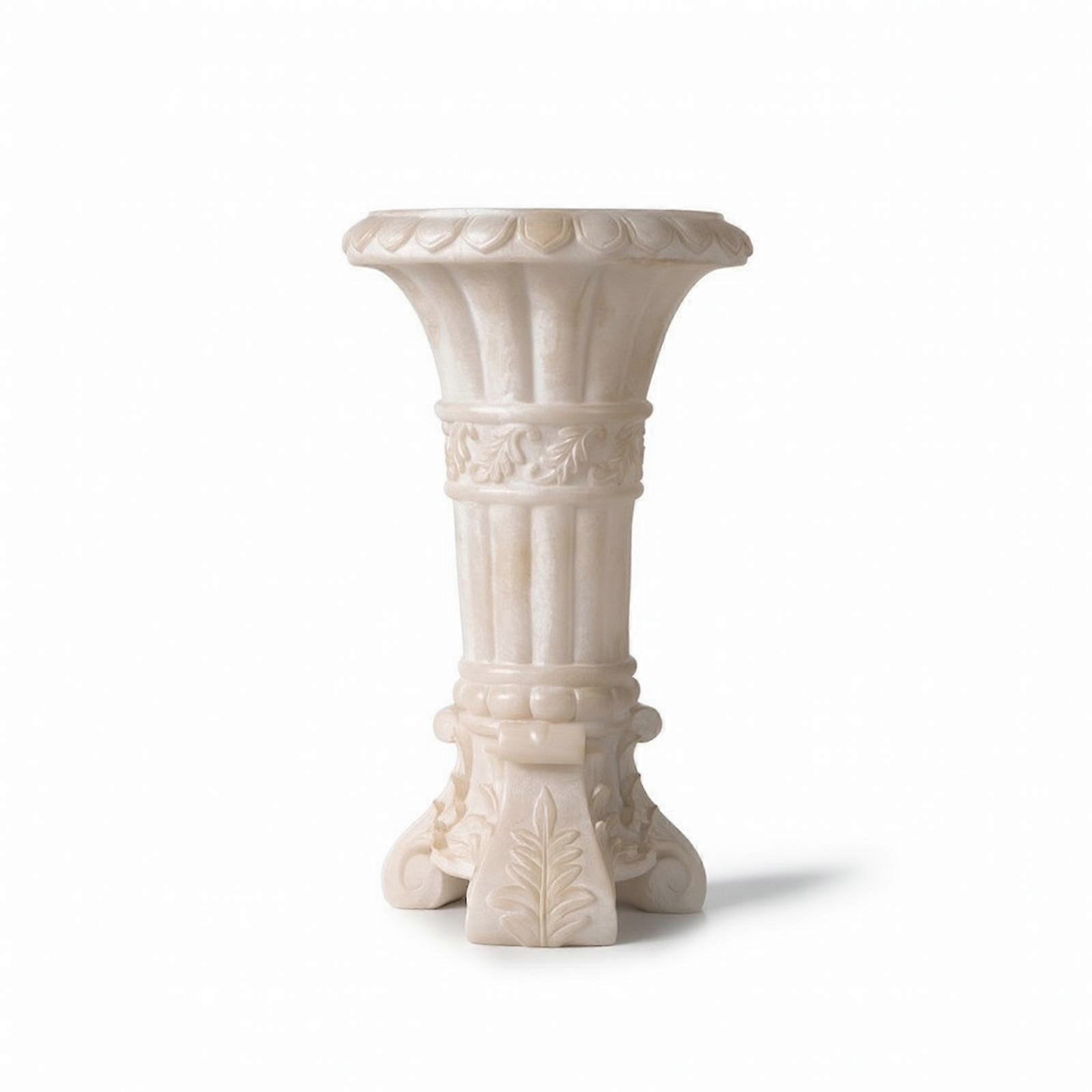 Column Vase Elegant Pedestal Vase Stable for Dining Table