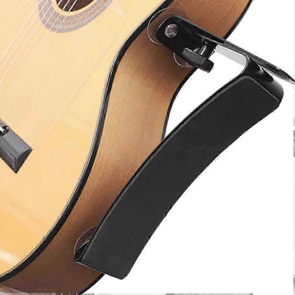 Classical Guitar Foot Stool Lifter Black Adjustable Player Support