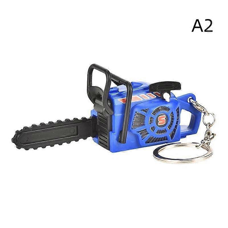 Mini Pull String Chainsaw Keychain 1Pc Creative Tiny Backpack Ornament Lightweight Funny Pendant for Key Ring Outdoor Enthusiasts