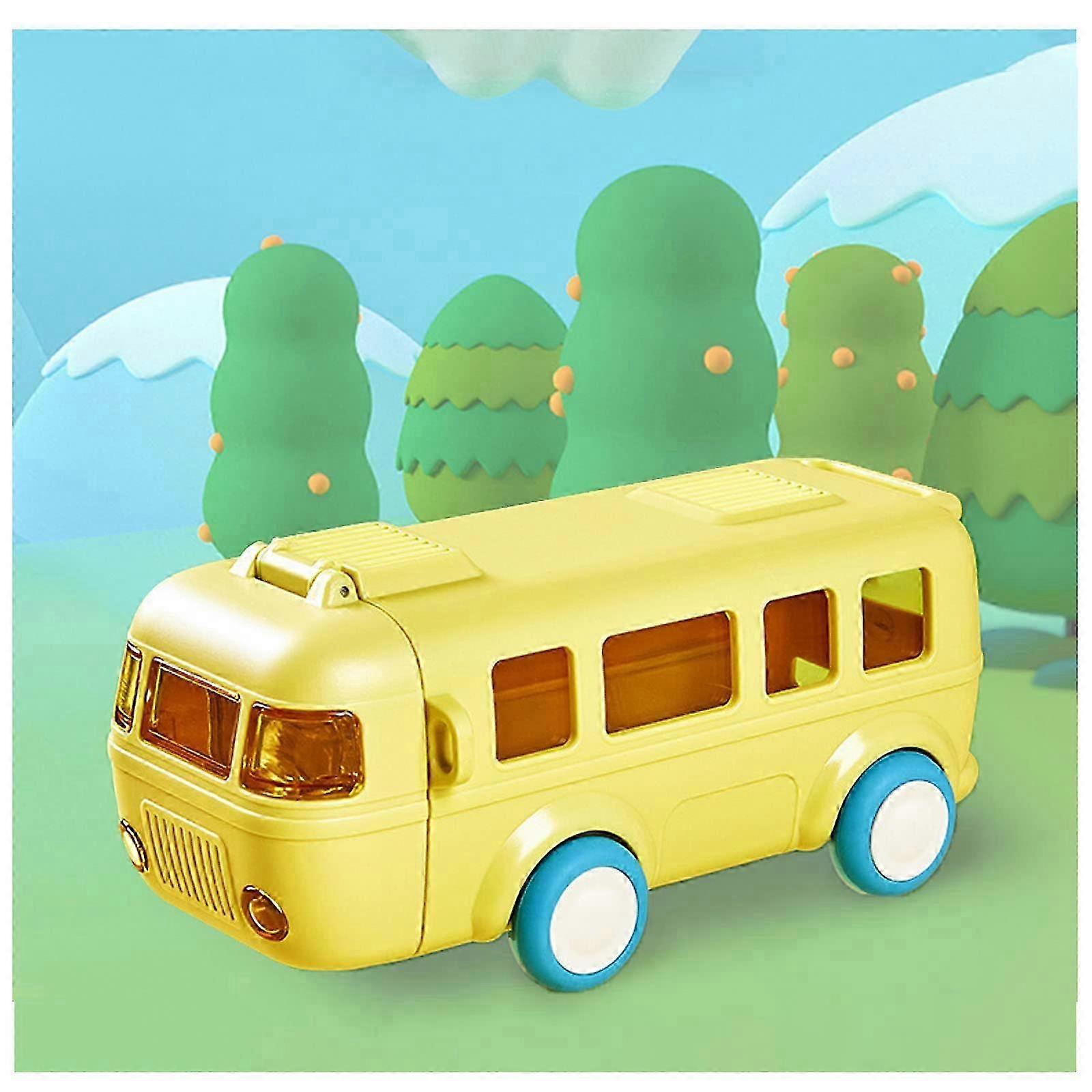 Leakproof Bus-Shaped 16oz Kids Cup