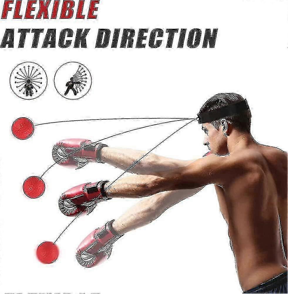 Boxing Reflex Balls, 2pcs Gift Punching Ball On String With Adjustable