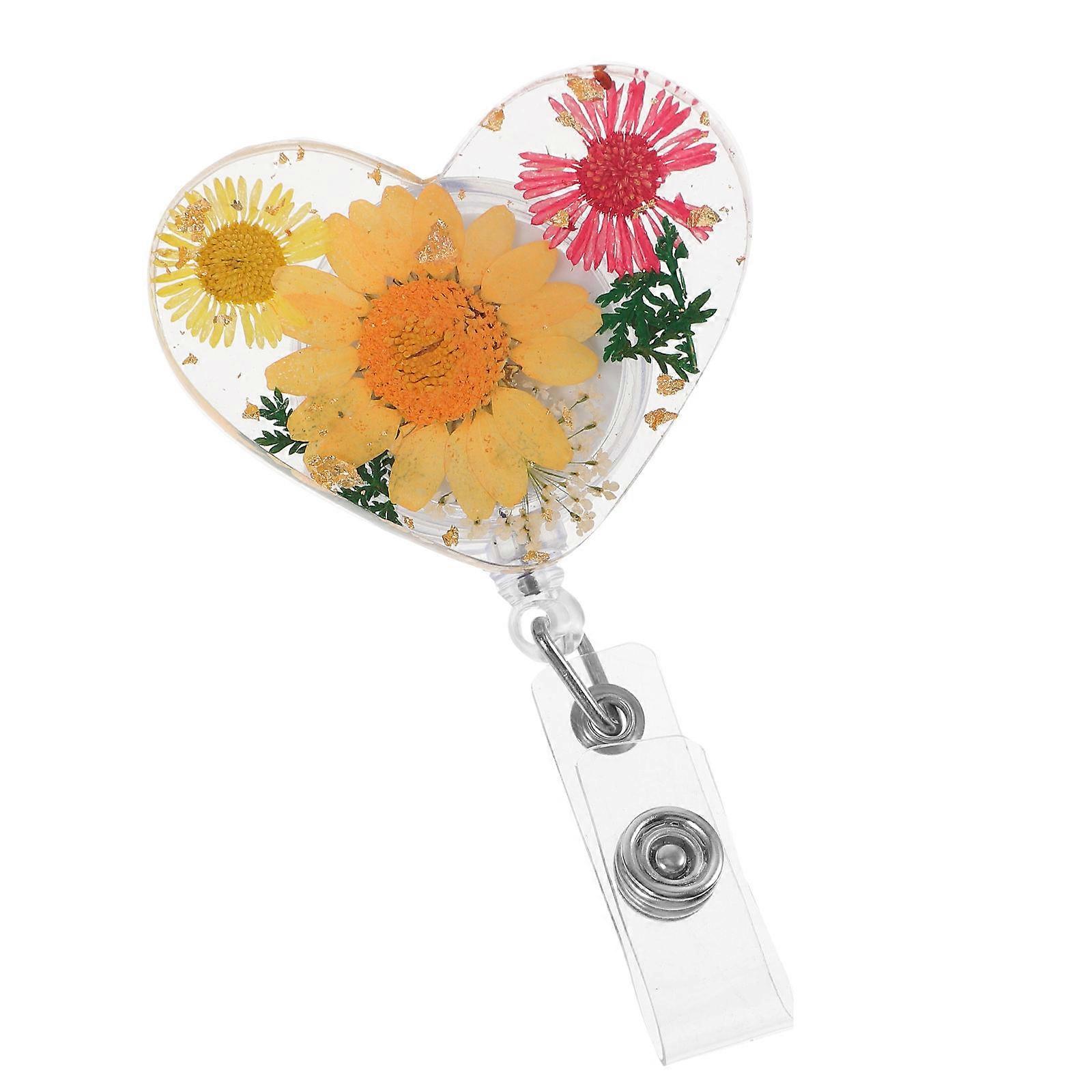 Badge Clip Multi-Use Badge Holder with Retractable Design 2Pcs Set