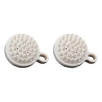 2X Scalp Massager Shampoo Brush, Wet and Dry Manual Scalp MassaGe Brush, Can Exfoliate and Remove Dandruff YF