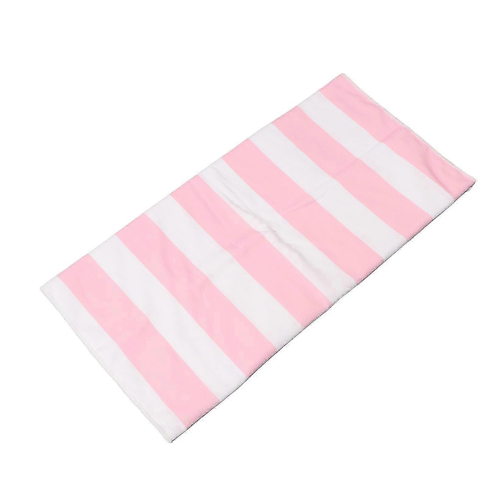 Lightweight Stripe Microfiber Beach Towel