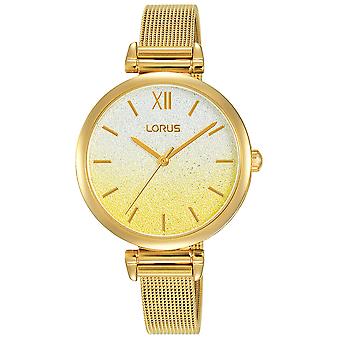 Lorus Frau Quarz Analog Frauen Uhr mit Edelstahl Armband RG234QX9