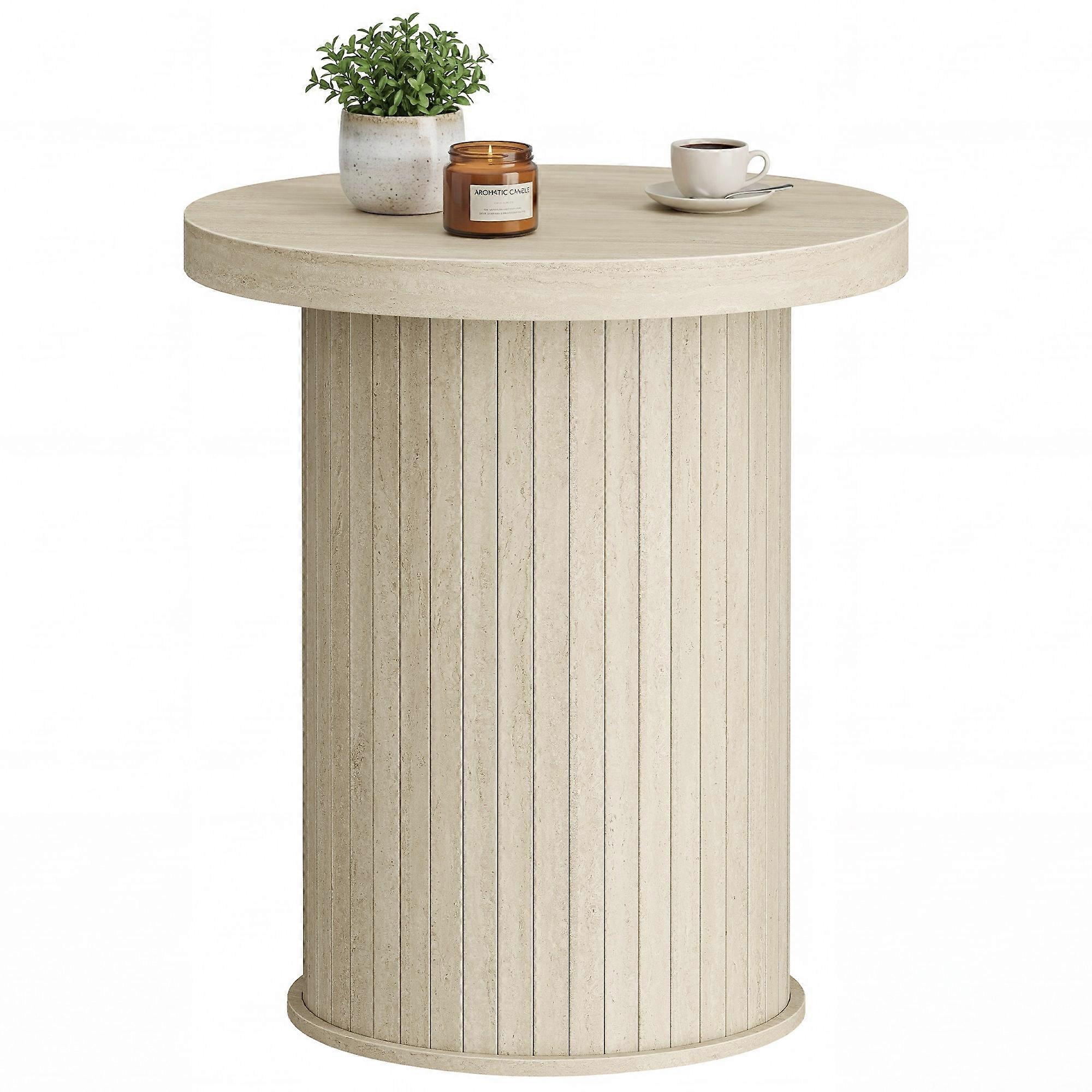 Larridon Round Side Table 17.7"D x 19.7"H